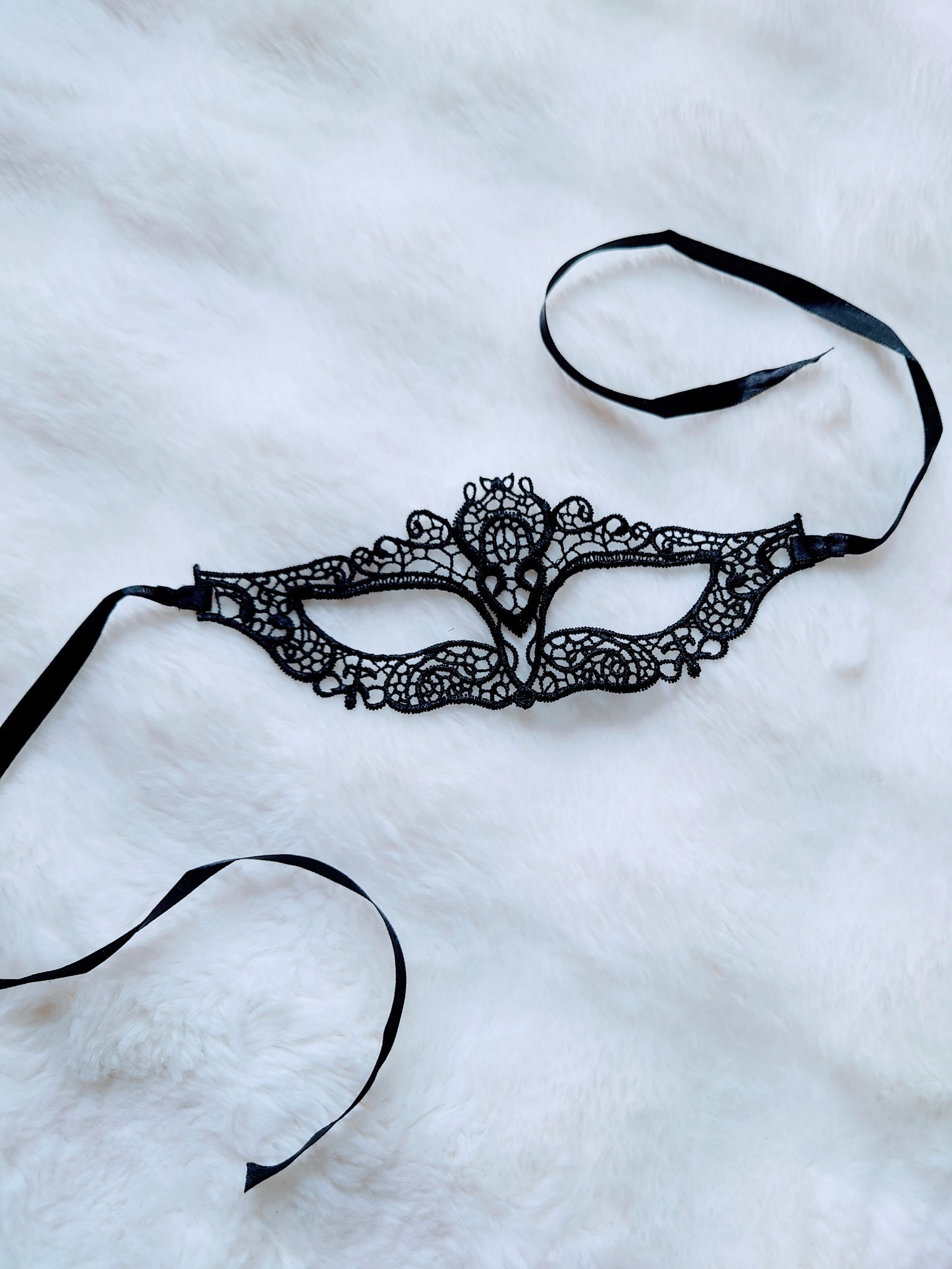 Elegant Sexy Black Lace Eye Mask.