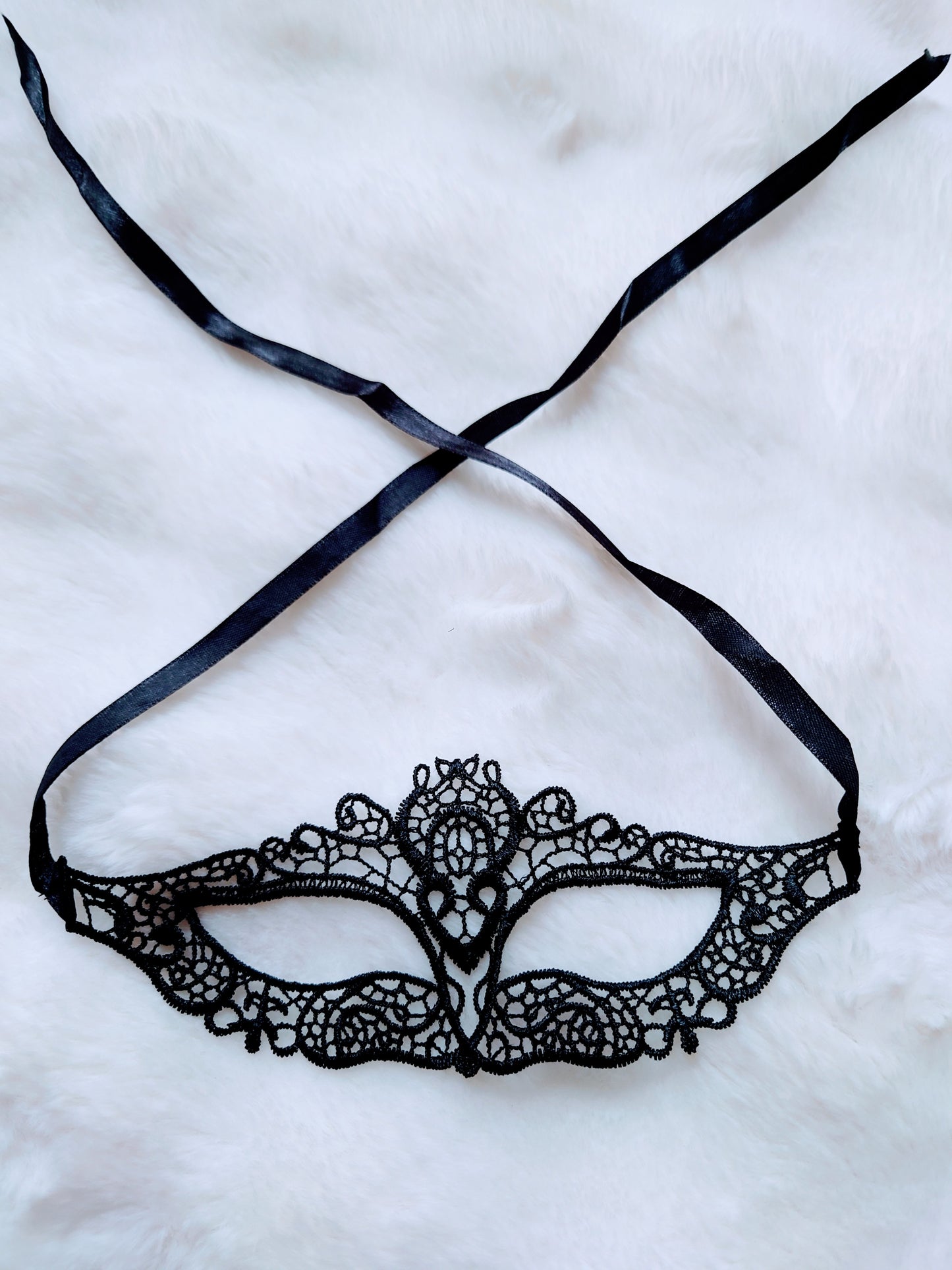Elegant Sexy Black Lace Eye Mask.